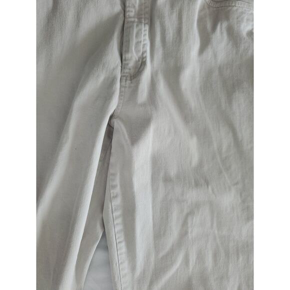 Cherokee Women's Capri Beige Size 34 Waist Cotton Blend Stretch Button Zip - Picture 8 of 12